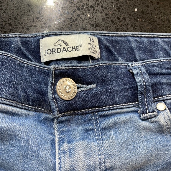 2 pr sz14 jeans. Wonder Nation/Jordache #2002 - Picture 3 of 6
